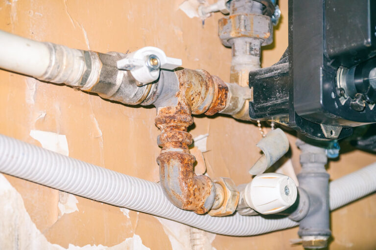Water line repair and replacement plumbing work
