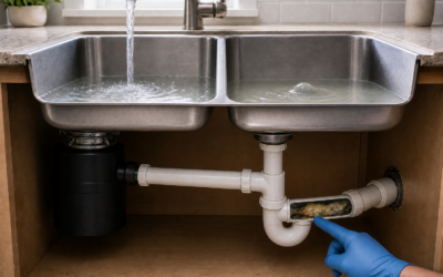 Why Does Water Back Up Into the Other Side of a Double Kitchen Sink?